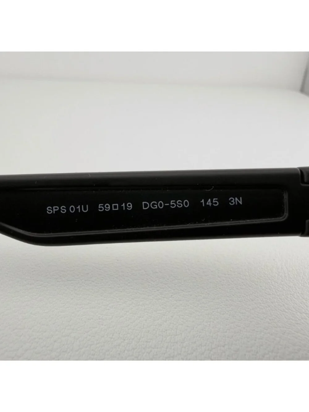 Prada SPS01U Sunglasses Linea Rossa Black Rubber 59 19 145 READ